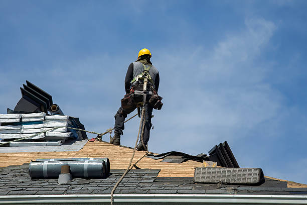 Professional Roofing technician working in Fountain, NC